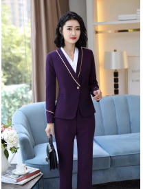 女式短款一?？畚餮b紫色