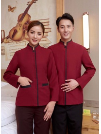 保潔服一?？?紅色